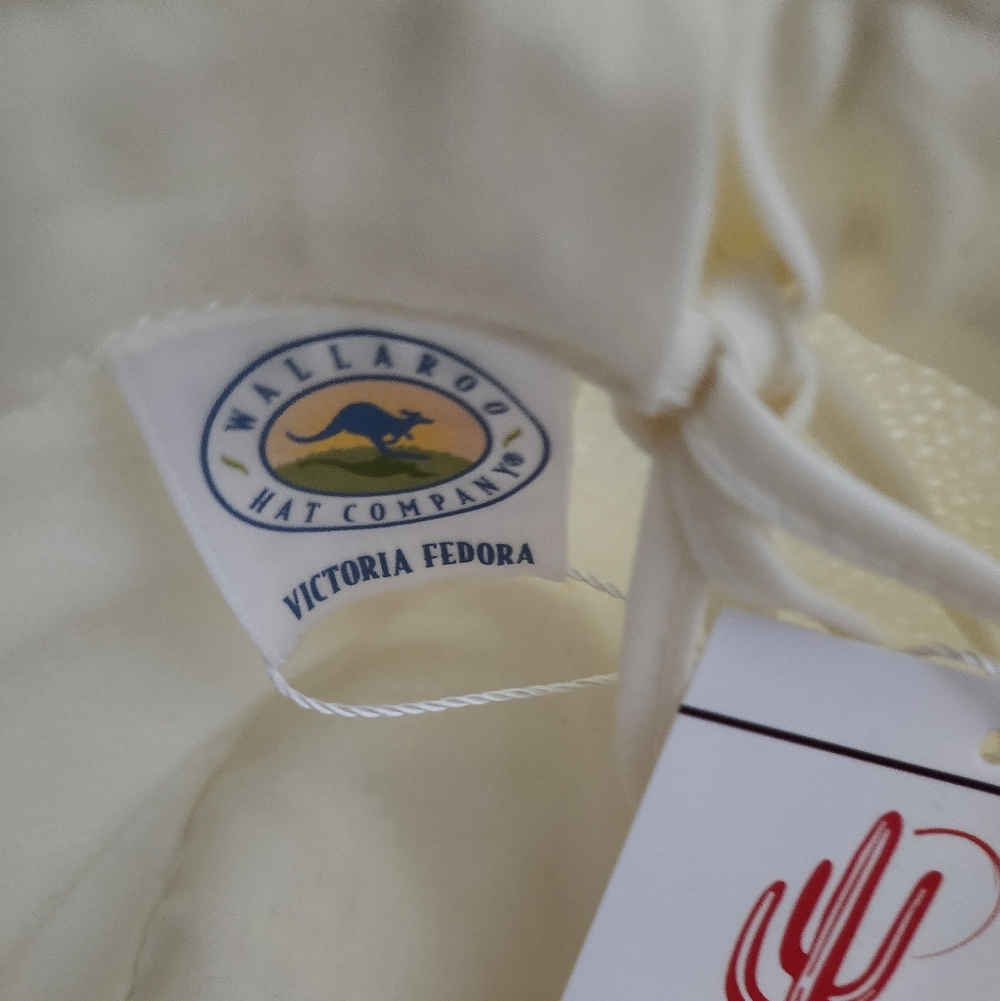 nwt Wallaroo Victoria Fedora Hat In Ivory (New With Tags) - Picture 4 of 8